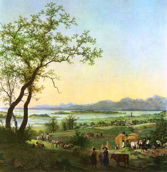 Peter von Hess Am Chiemsee China oil painting art